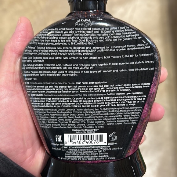 Brand new 16X bronzing tanning lotion. 13.5 oz - Picture 2 of 3